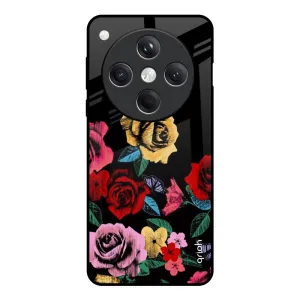 Tough Frame Durable Surface Floral Decorative Glass Case For Oppo Find X8 5G