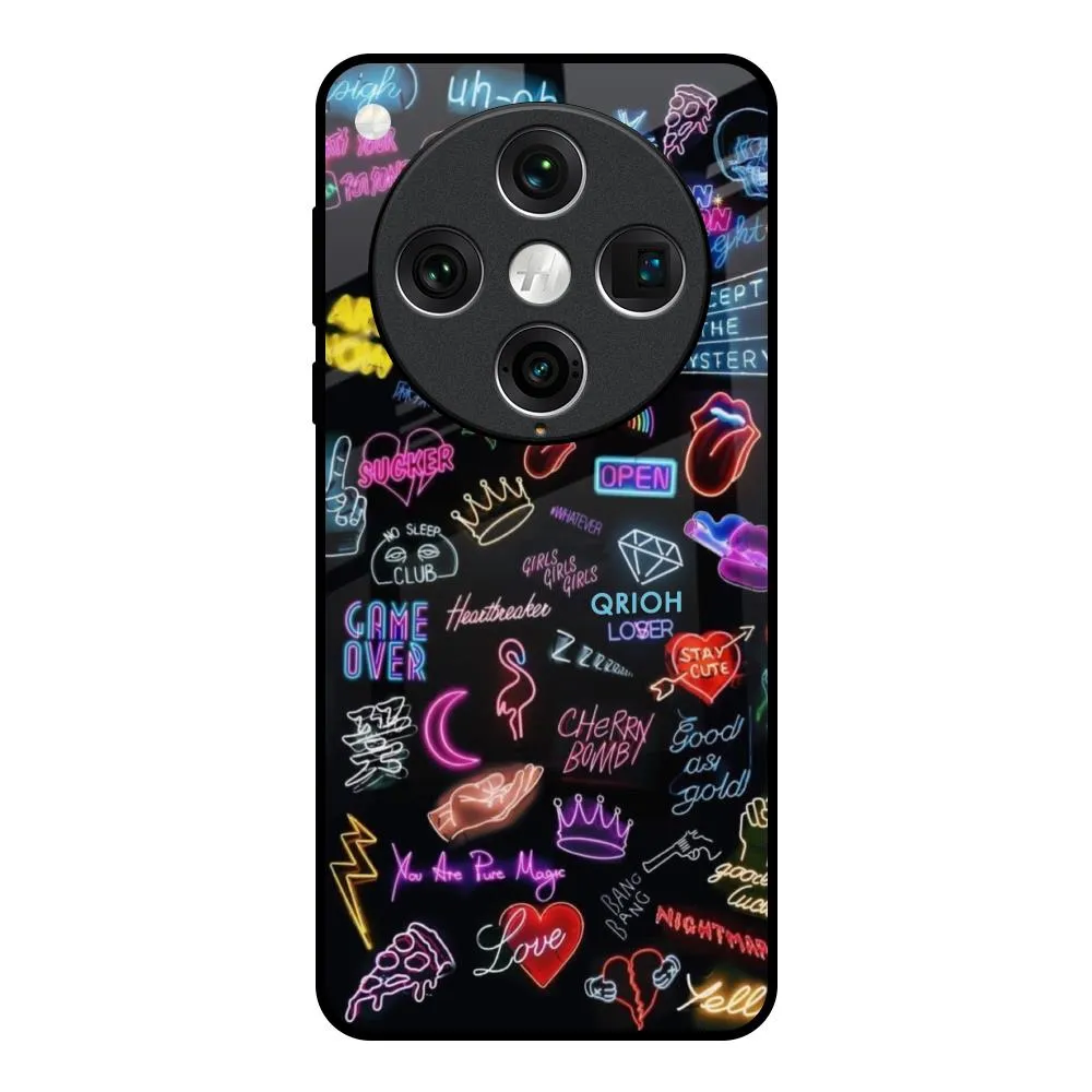 Accept The Mystery Glass Case for Oppo Find x8 Pro Shock Absorption Layer