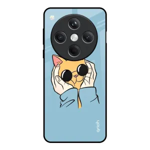 Luxury Texture Design Soft Feelings Adorable Cute Kitty Glass Case For Oppo Find X8 5G