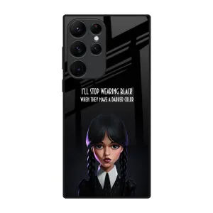 Aesthetic Digital Art Glass Case for Samsung Galaxy S22 Ultra 5G Elegant Accent Rugged Frame Design