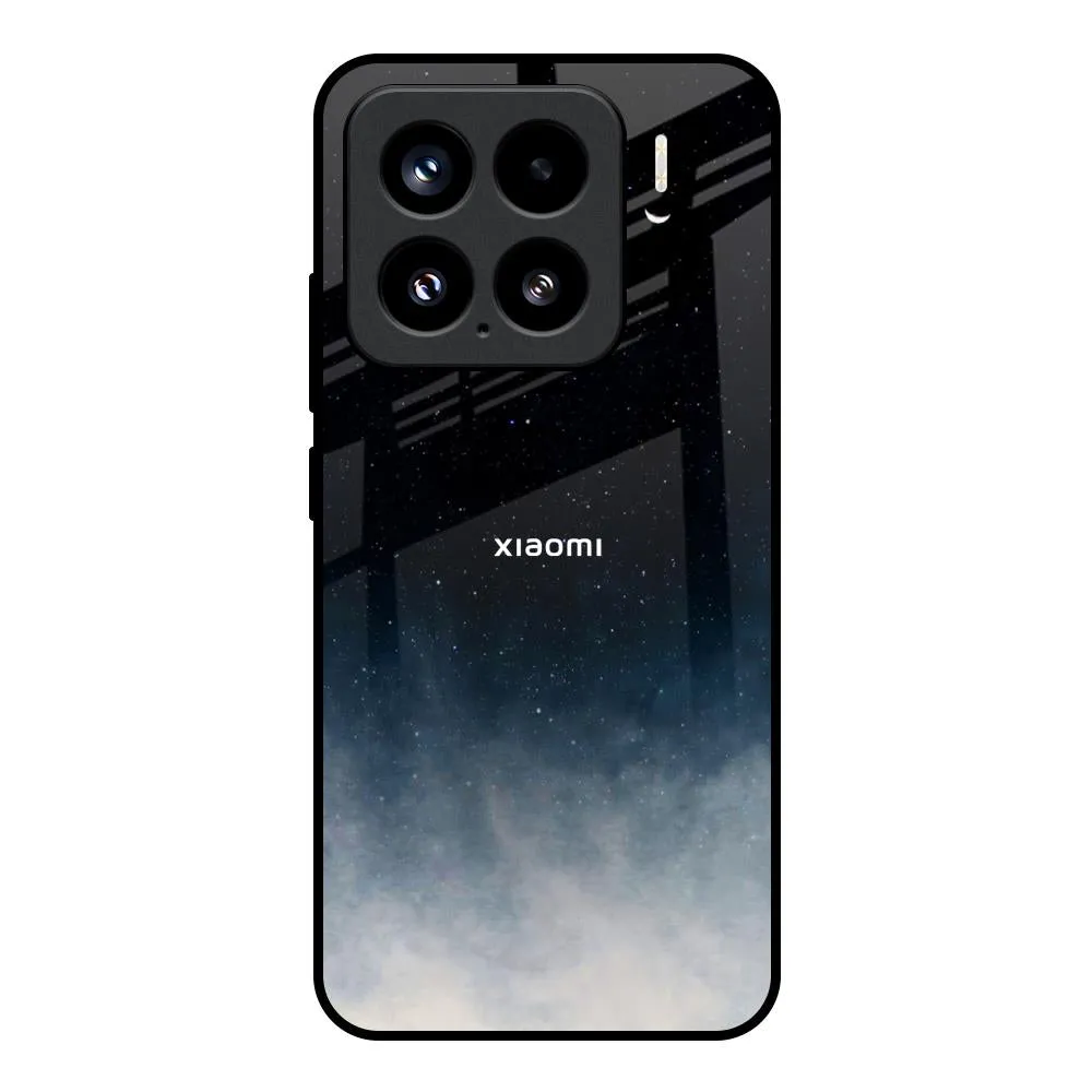 Modern feature Color Accent Aesthetic Sky Glass Case for Mi 15 5G