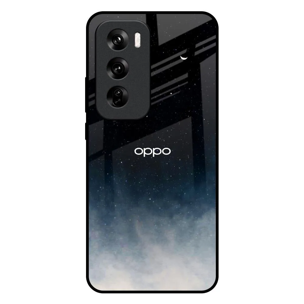Ultra Slim Modern Minimalism Aesthetic Sky Glass Case for Oppo Reno 12 5G