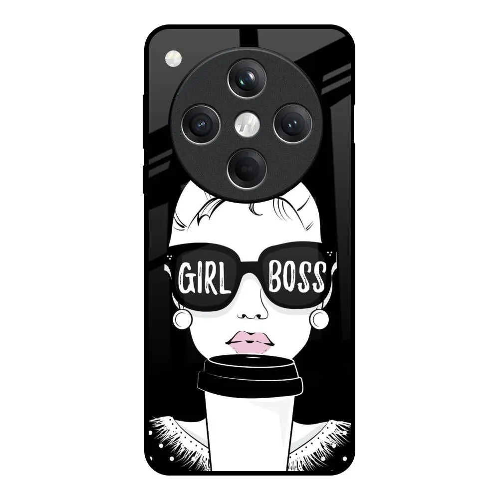 Girl Boss Glass Case For Oppo Find X8 5G Rugged Edge