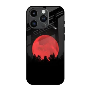 Flexible Pattern Layer Moonlight Aesthetic Glass Case For iPhone 14 Pro