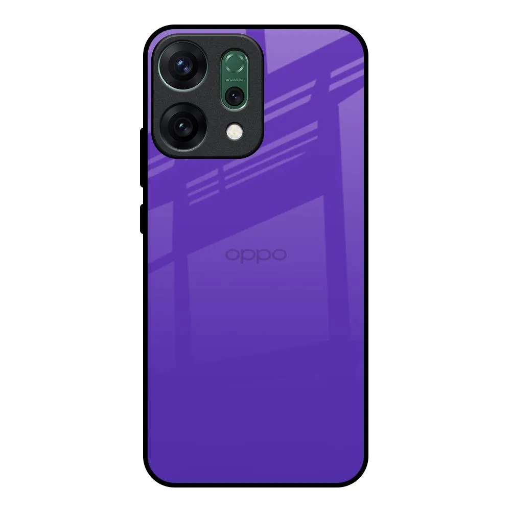 Amethyst Purple Glass Case for Oppo Reno14 Pro 5G Anti Slip