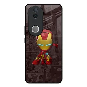 Angry Baby Super Hero Glass Case for IQOO Z10R 5G Clear Protection Ergonomic grip