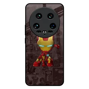 Angry Baby Super Hero Glass Case for Mi 14 Ultra 5G Resistant Layer Clear Frame