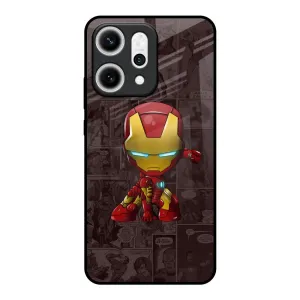Angry Baby Super Hero Glass Case for Oppo Reno14 5G Classic Touch