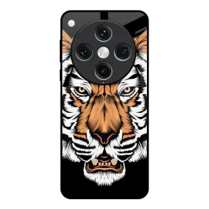 Angry Tiger Glass Case For Oppo Find x8 Pro Stylish Aesthetic