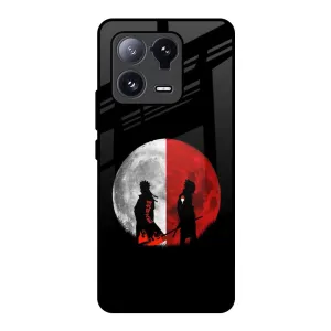 Enhanced grip Anime Red Moon Glass Case for Mi 13 Pro