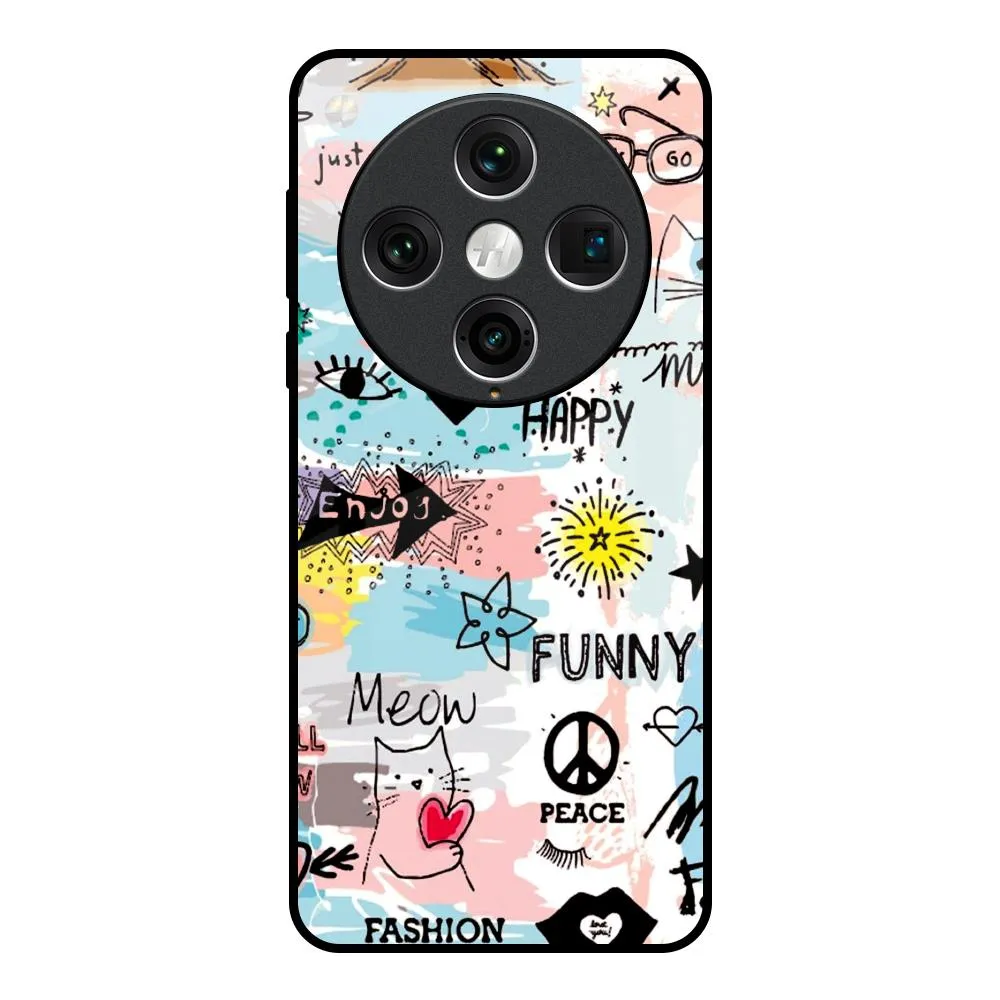 Just For You Glass Case For Oppo Find x8 Pro Soft Surface