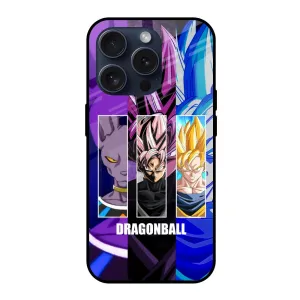 Modern feature Gloss Touch DGBZ Glass Case for iPhone 15 Pro