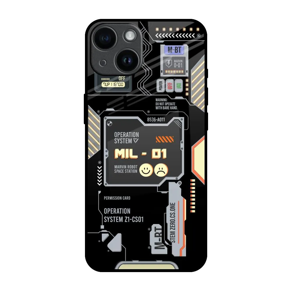 Soft Detail Travel Essential Exposed Parts Glass Case for iPhone 14