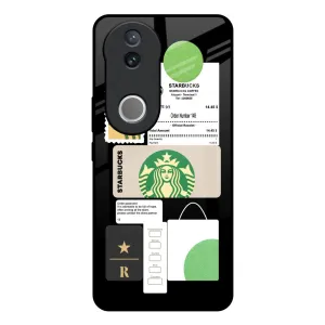 Coffee Latte Glass Case for IQOO Z10R 5G Ultra Slim