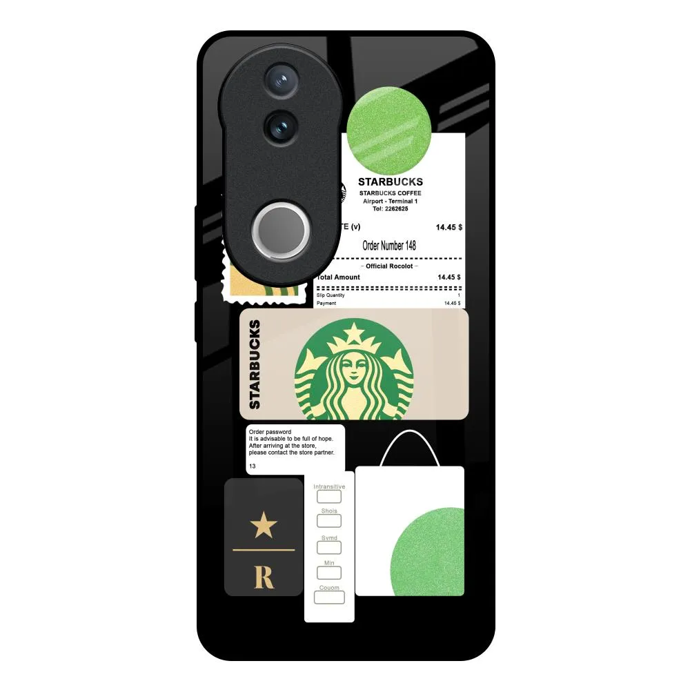 Coffee Latte Glass Case for IQOO Z10R 5G Ultra Slim