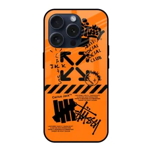 Anti Social Club Glass Case for iPhone 15 Pro Light Edge Rugged Design