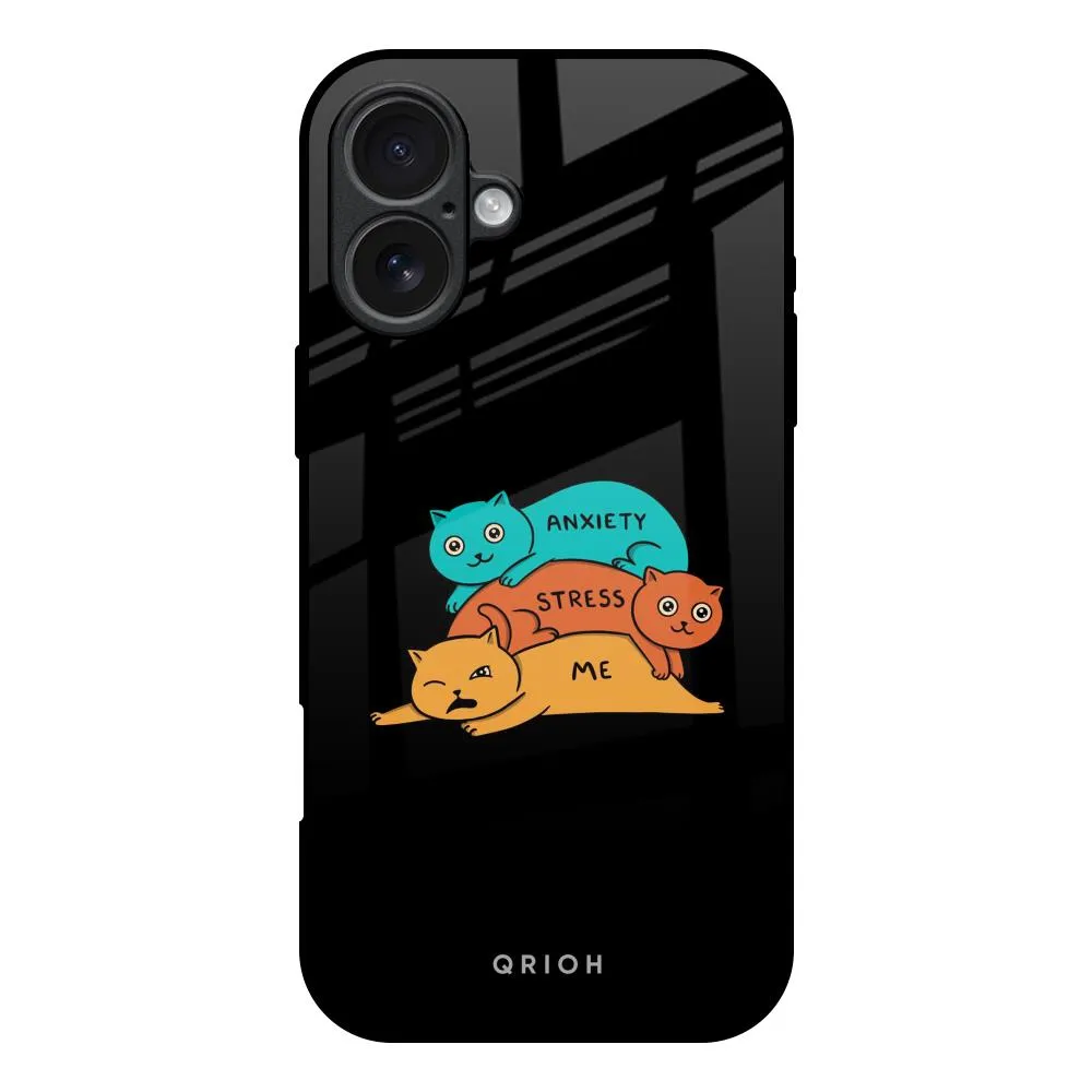 Sport Inspired Anxiety Stress Glass Case for iPhone 17