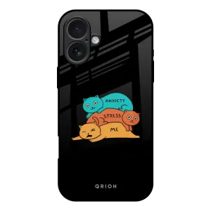 Sport Inspired Anxiety Stress Glass Case for iPhone 17