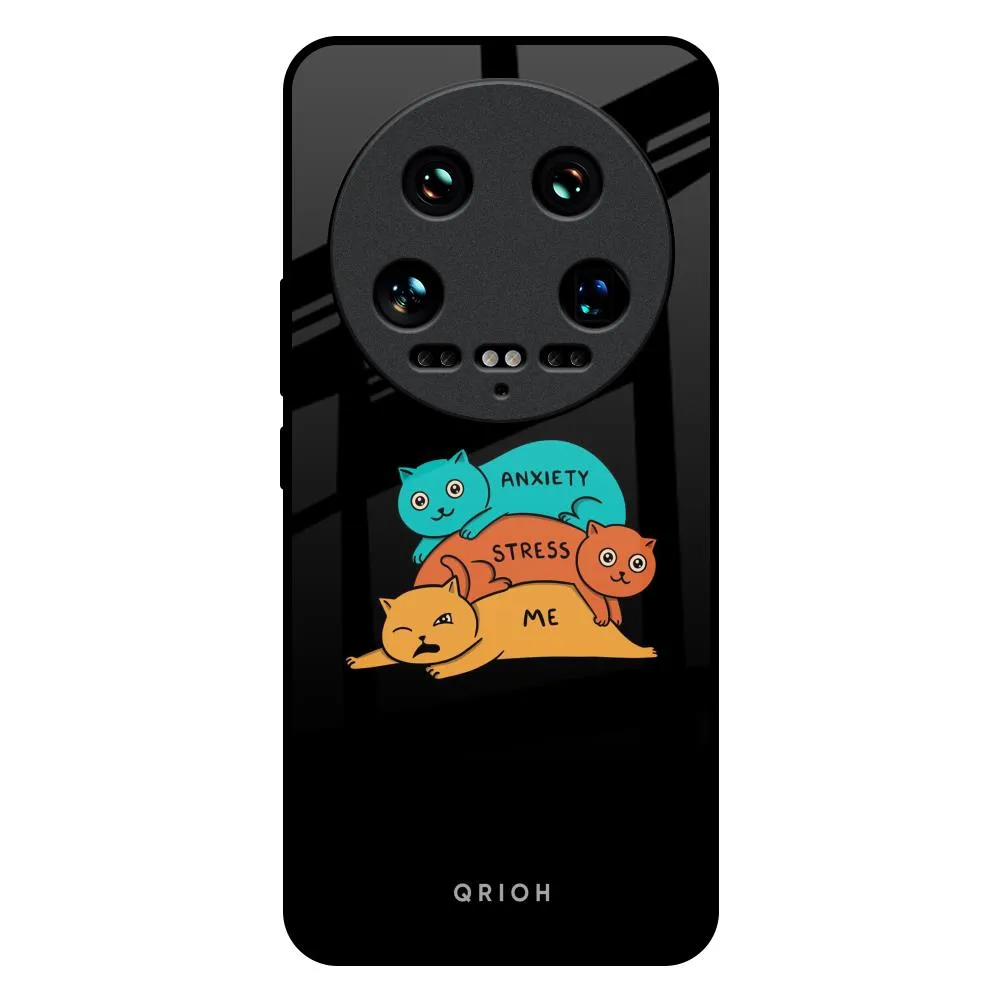Anxiety Stress Glass Case for Mi 14 Ultra 5G Modern Accessory