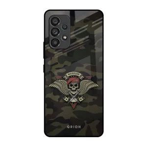 Army Warrior Glass Case for Samsung Galaxy A53 5G Comfort Build Layer Protective cover