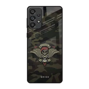 Army Warrior Glass Case for Samsung Galaxy A73 5G Anti Shock
