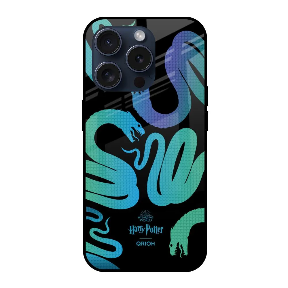 Ergonomic form Basilisk Glass Case for iPhone 15 Pro