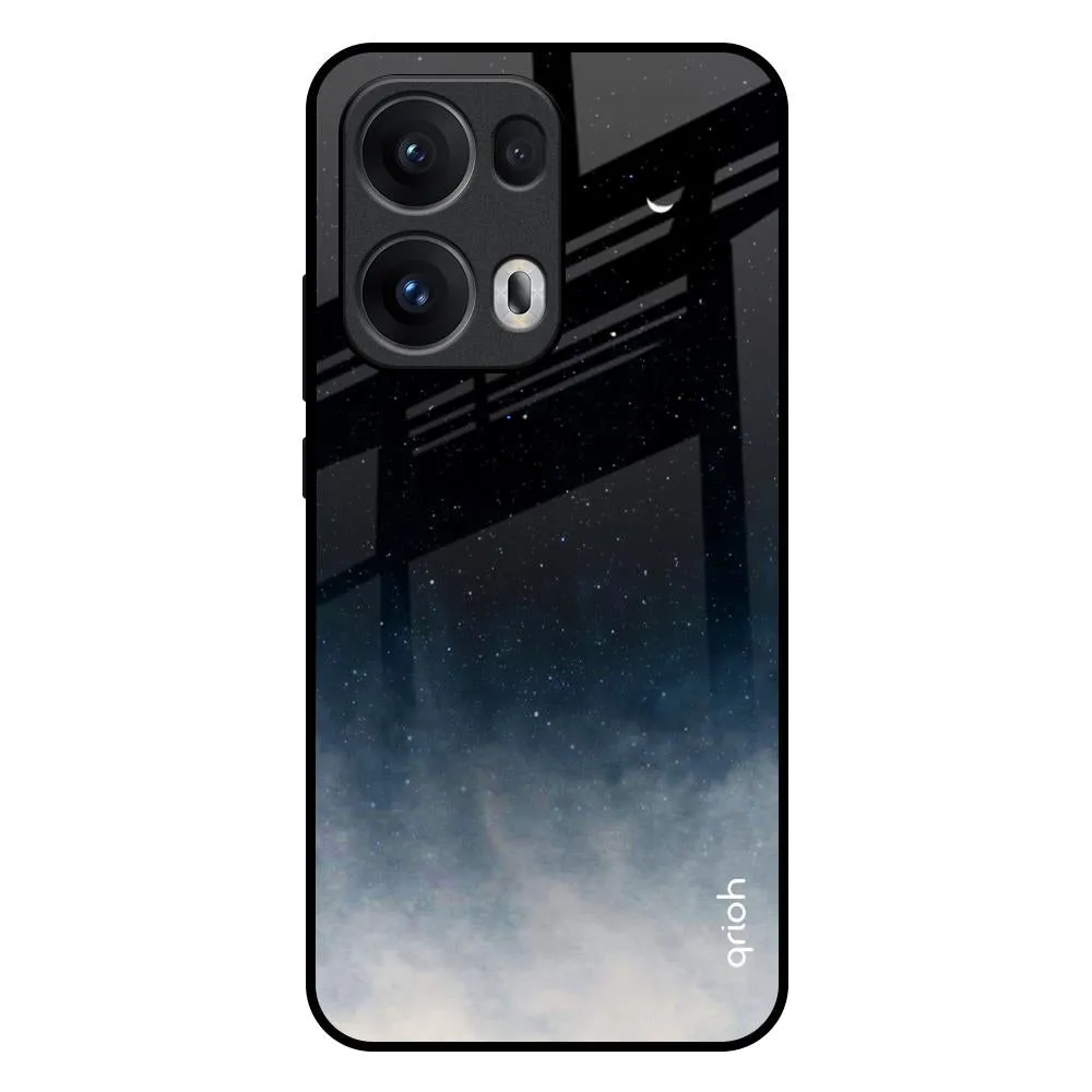 Matte Coating Finish Black Aura Glass Case for Oppo Reno13 Pro 5G