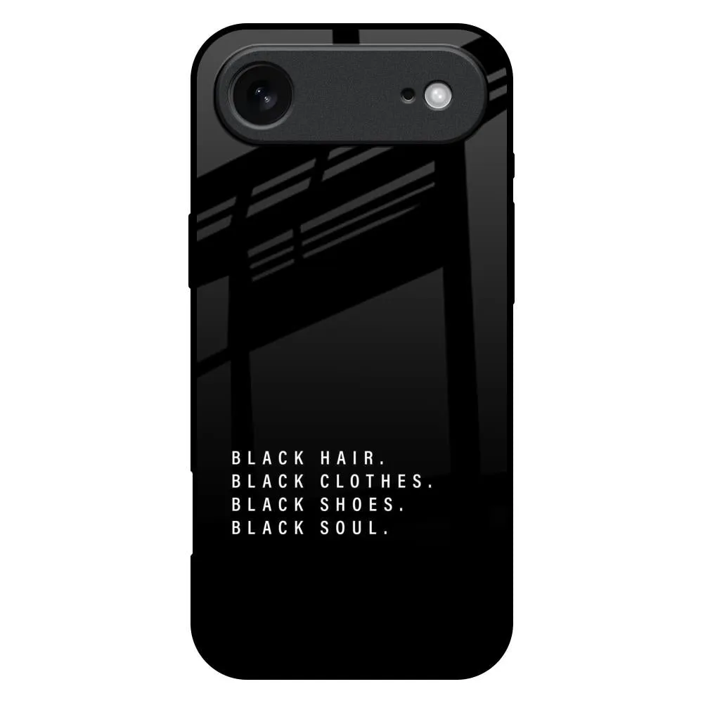 Universal Design Black Soul Glass Case for iPhone 17 Air