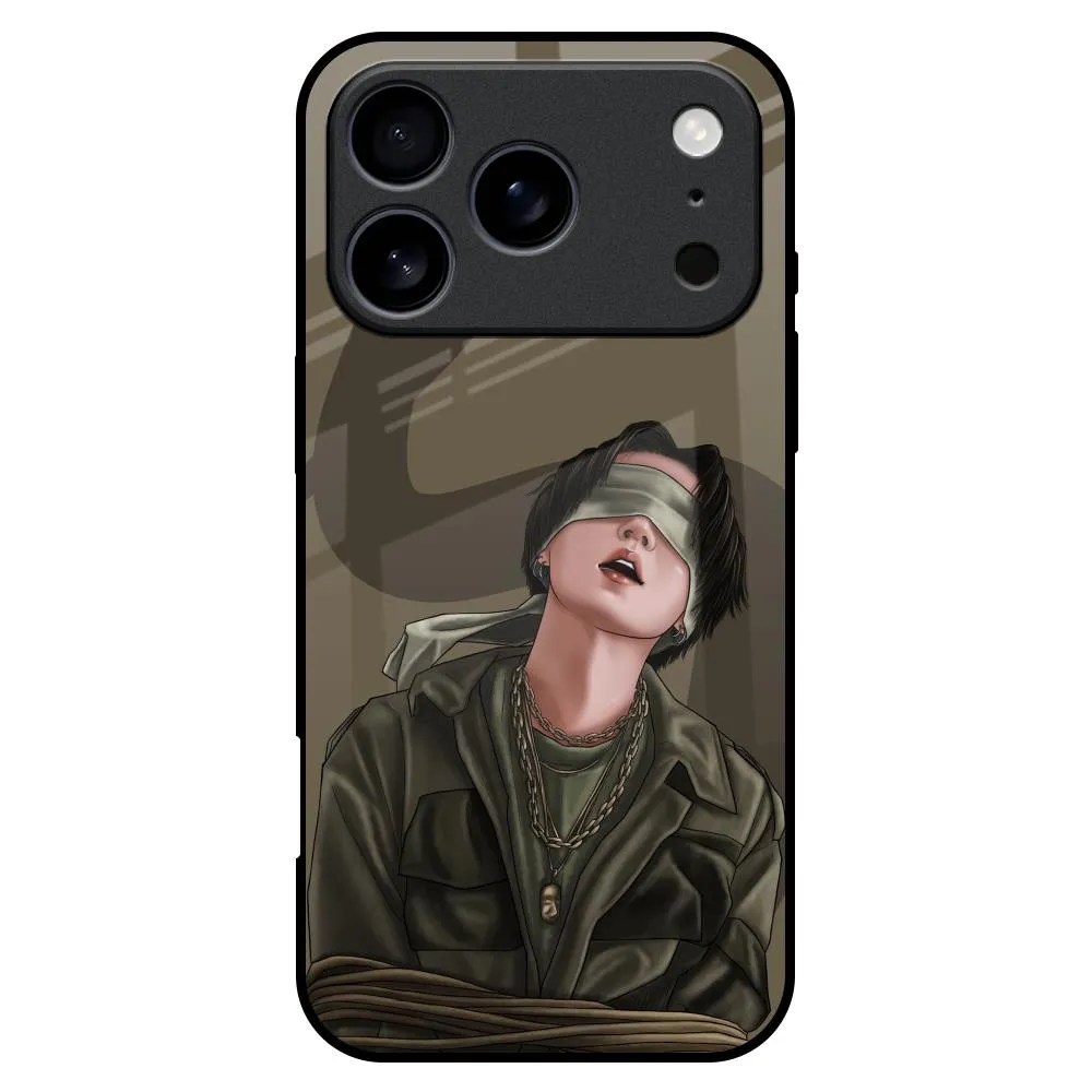 Blind Fold Glass Case for iPhone 17 Pro Max Custom Fit