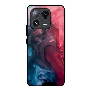 Blue & Red Smoke Glass Case for Mi 13 Pro Lightweight accessory Light Form