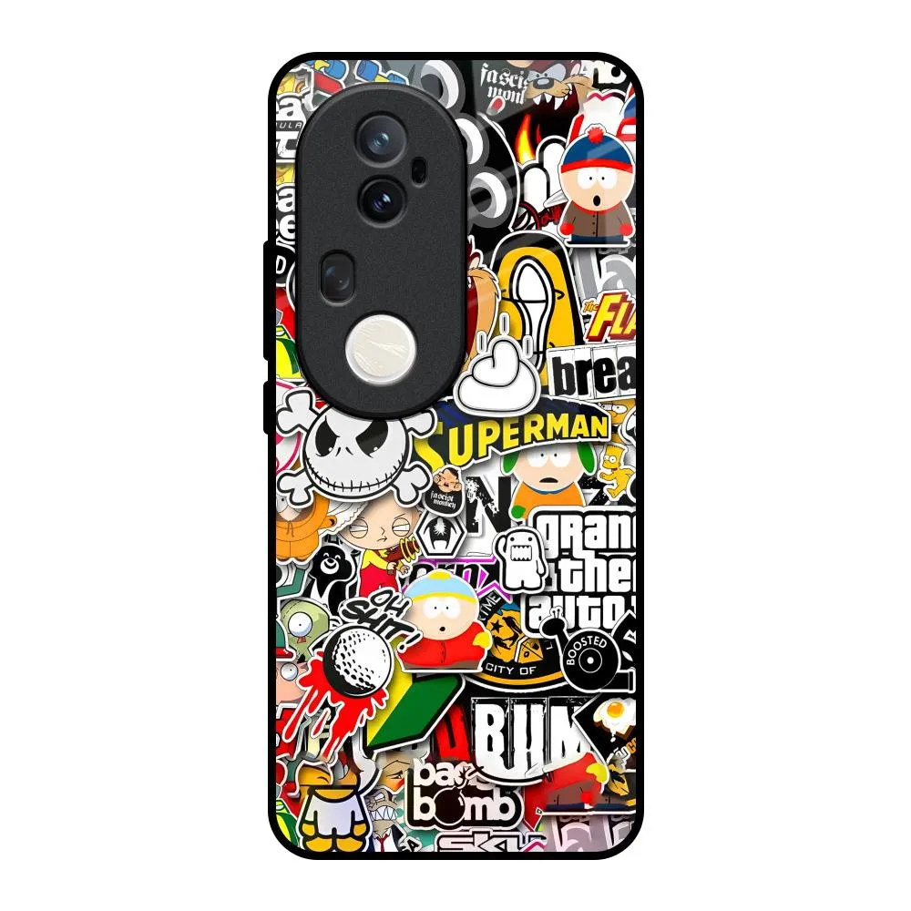 Boosted Glass Case for Vivo T4 Ultra 5G high quality build Matte Pattern