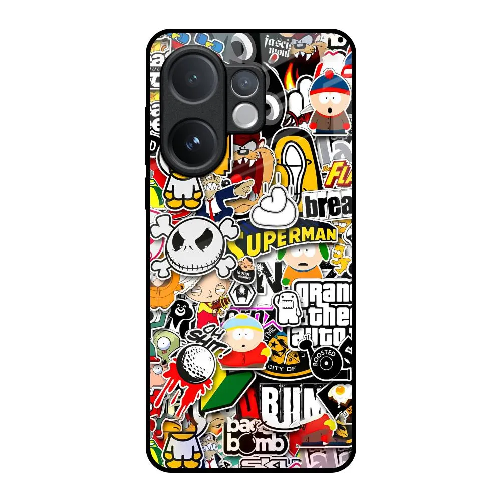 Light Frame Boosted Glass Case for Vivo V60 5G