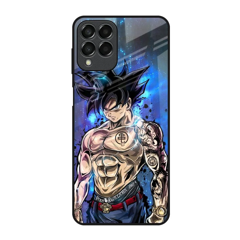 Branded Anime Glass Case for Samsung Galaxy M53 5G Durable Pattern Texture Gift Choice