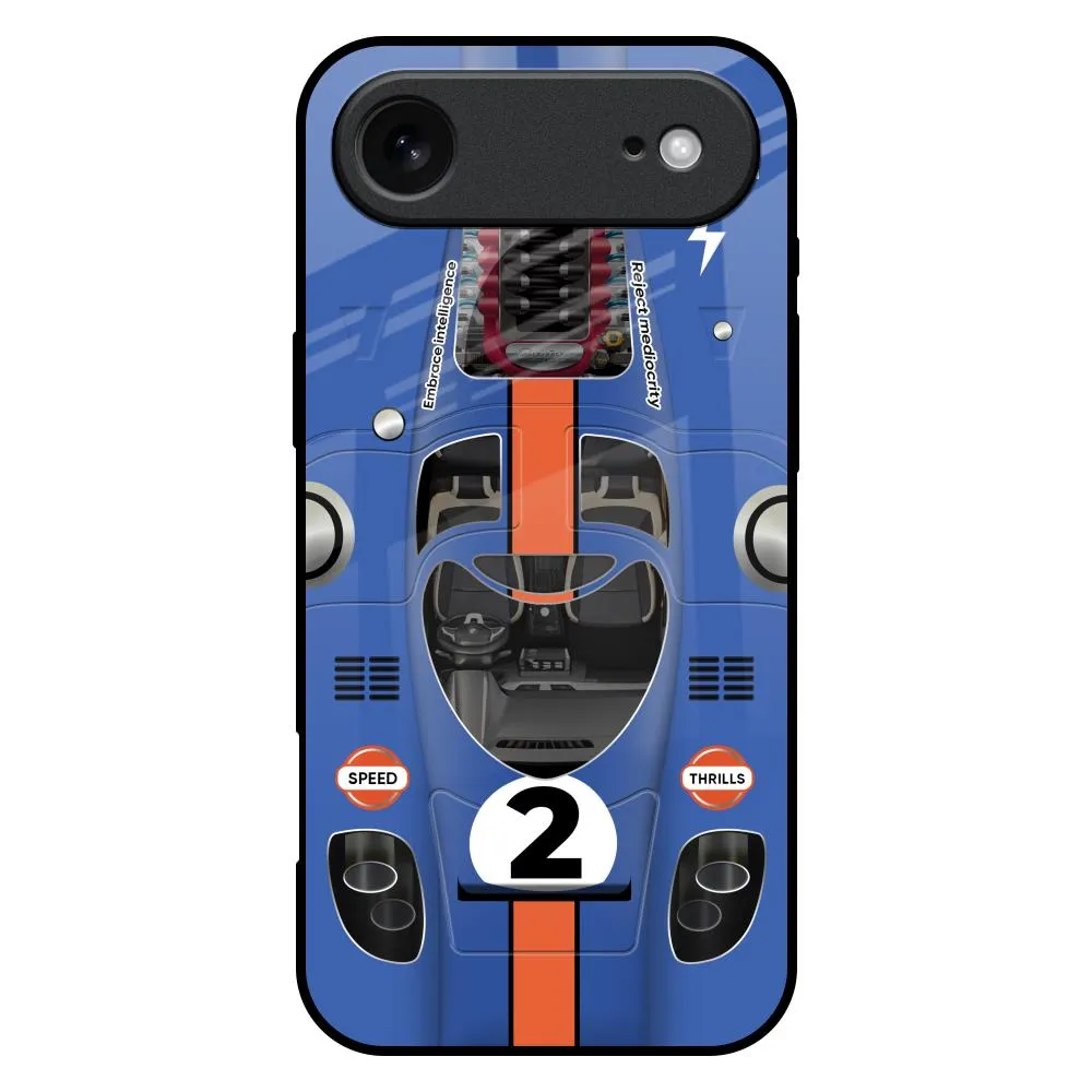 Hard Edge Protective Form Car Adiction Glass Case for iPhone 17 Air