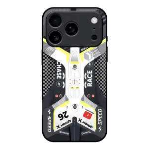 Car Enthusiast Glass Case for iPhone 17 Pro Comfort Grip