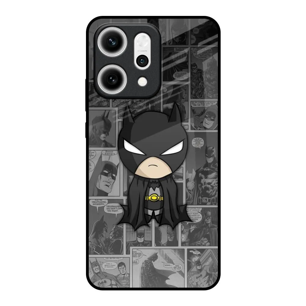 Cartoon Art Glass Case for Oppo Reno14 5G Smooth Pattern Finish Fashion Accessory