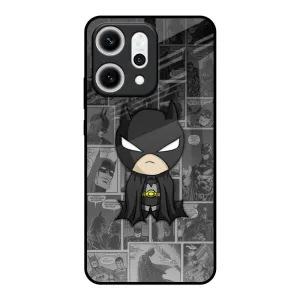 Cartoon Art Glass Case for Oppo Reno14 5G Smooth Pattern Finish Fashion Accessory