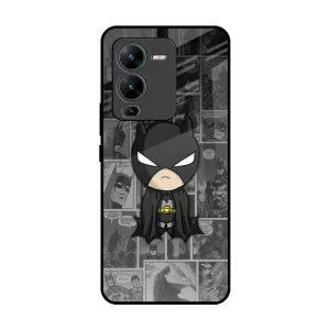 Comfort Fit Edge Cartoon Art Glass Case for Vivo V25 Pro