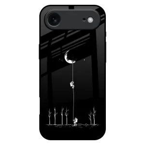 Catch the Moon Glass Case for iPhone 17 Air Classic Frame
