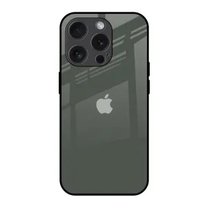 Charcoal Glass Case for iPhone 15 Pro Comfort Edge Layer Office Accessory