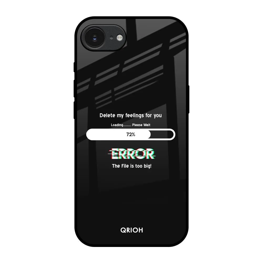 Error Glass Case for Apple iPhone 16e Slim Profile