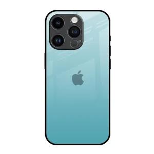 Vibrant pattern Arctic Blue Glass Case For iPhone 14 Pro