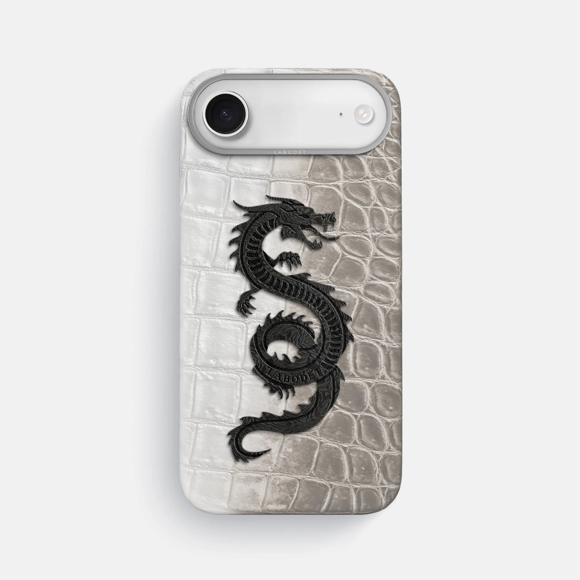 Classic Case With Carbon Dragon For iPhone 17 Air In Himalayan Crocodile Durable Accessory