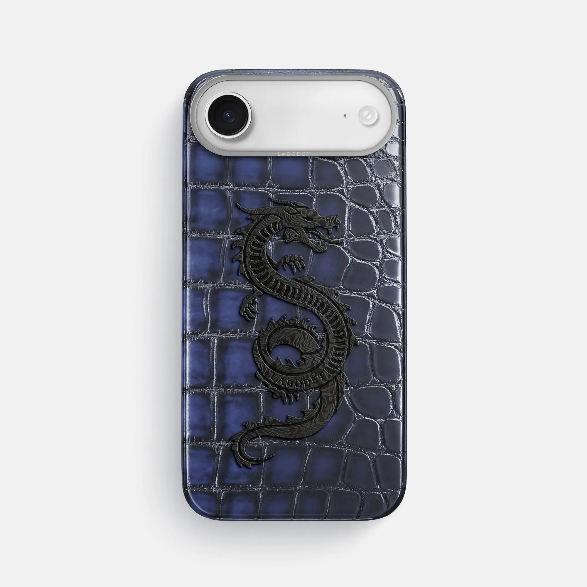 Soft Cushion Classic Case With Carbon Dragon For iPhone 17 Air In Patina Alligator