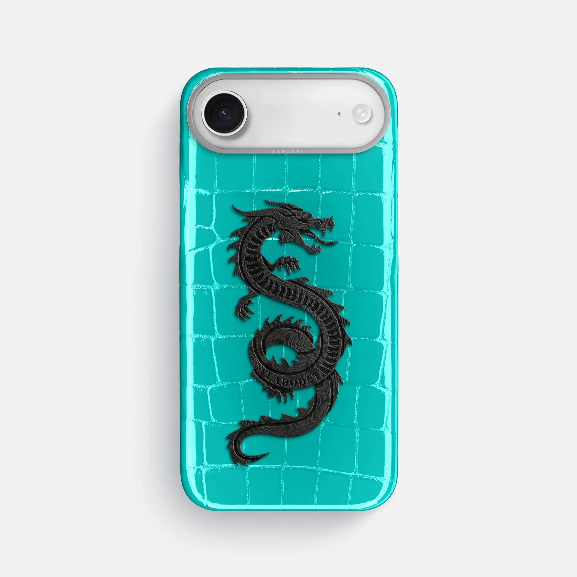 Hybrid Touch Matte Coating Finish Classic Case With Carbon Dragon For iPhone 17 Air In Shiny Alligator