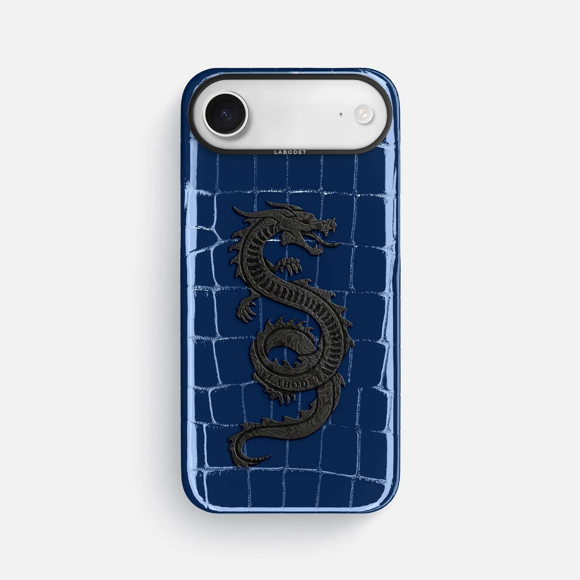 Vivid Pattern Design Ultra light Classic Case With Carbon Dragon For iPhone 17 Air In Shiny Alligator