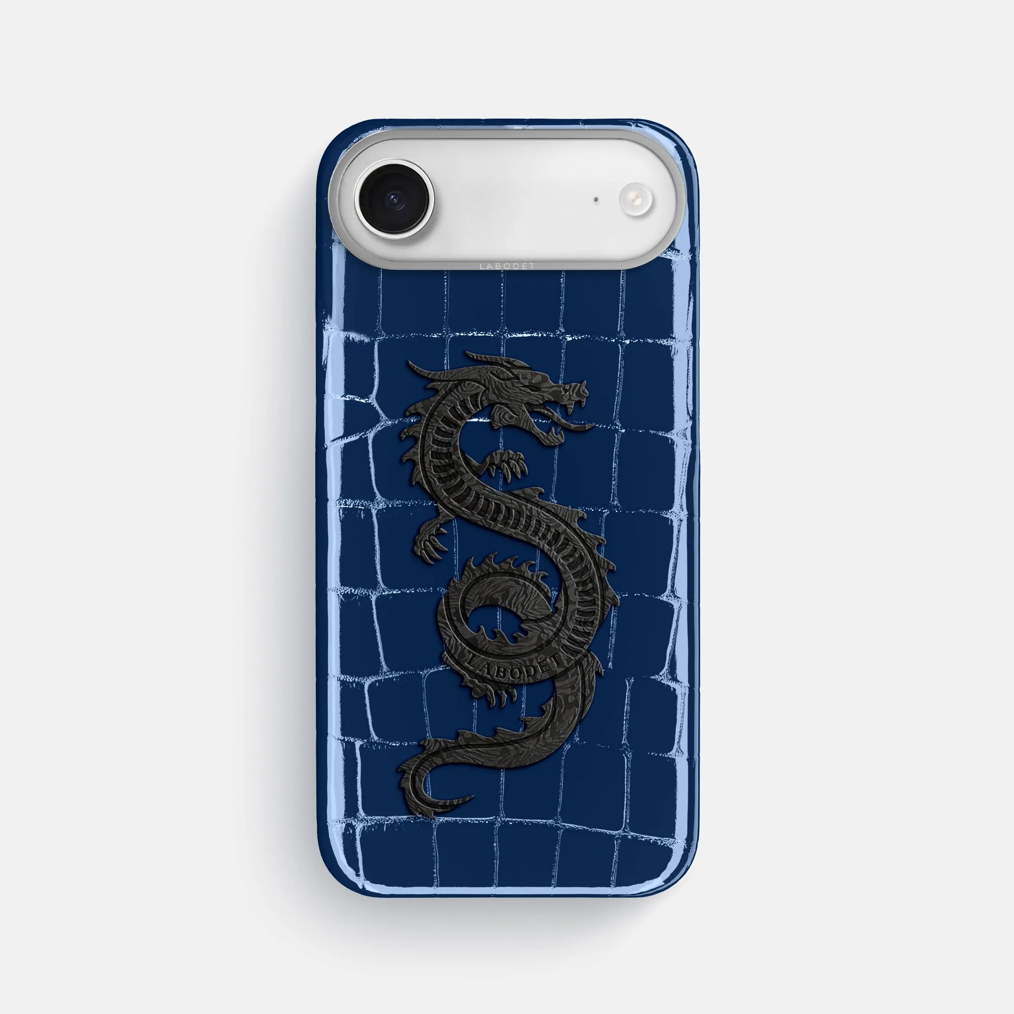 Sleek Guard Classic Case With Carbon Dragon For iPhone 17 Air In Shiny Alligator