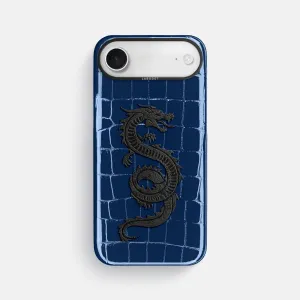 Vivid Pattern Design Ultra light Classic Case With Carbon Dragon For iPhone 17 Air In Shiny Alligator
