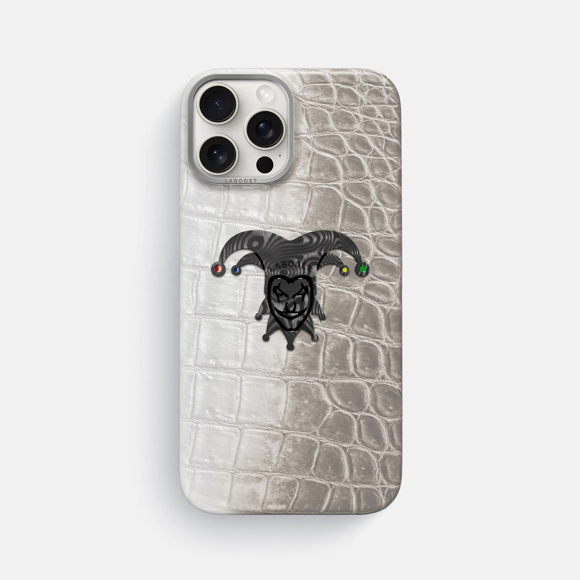 Grip Layer Classic Case With Carbon Joker For iPhone 16 Pro Max In Himalayan Crocodile