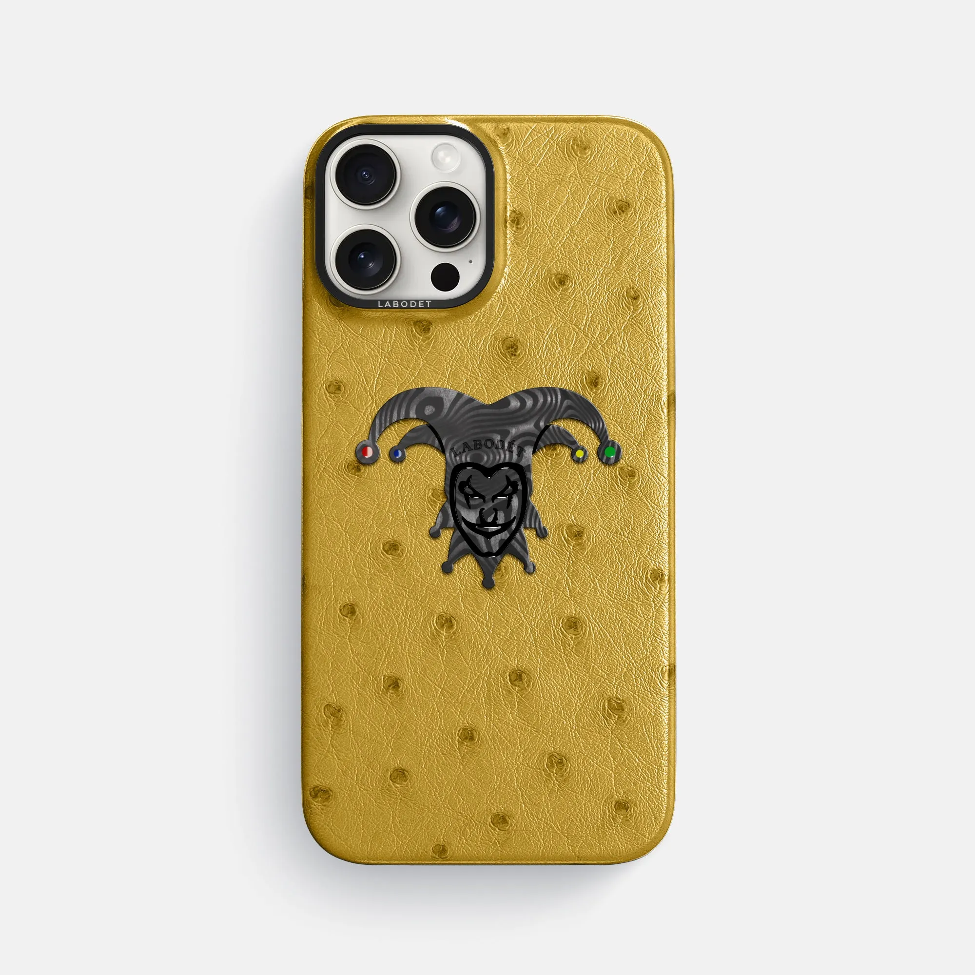 Classic Case With Carbon Joker For iPhone 16 Pro Max In Ostrich Anti Shock Layer Tough Grip